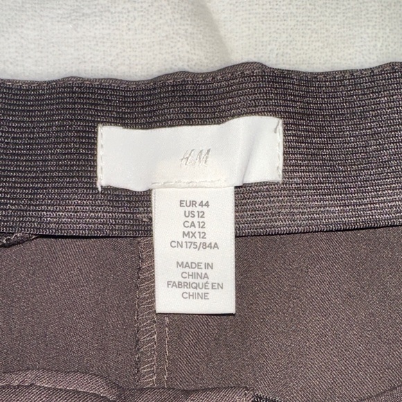 H&M Chocolate Brown Straight Leg Pants - Picture 2 of 4
